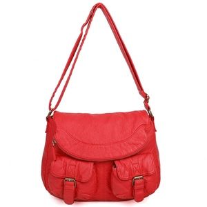 🌹 NWT! Red Messenger Crossbody Bag